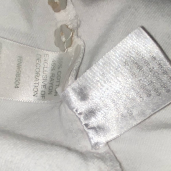 Stunning EILEEN WEST M white Flannel Nightgown Pearl Button Lace Trim Long  AA15 - Picture 12 of 12